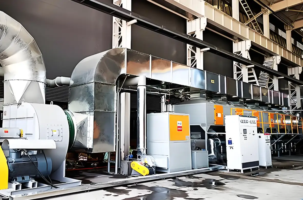郑州VOCs废气治理设备生产车间实景