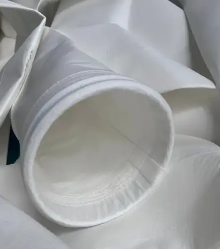 防静电滤袋导电纤维显微结构图